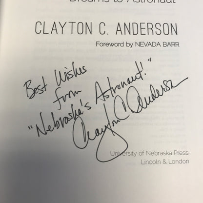 The Ordinary Spaceman - Clayton C. Anderson - Signed - 2015