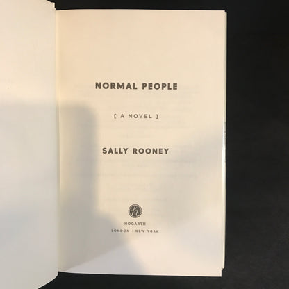 Normal People - Sally Rooney - 2018 - 1st Edition