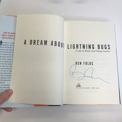 A Dream About Lightning Bugs - Ben Folds - Signed - 2019