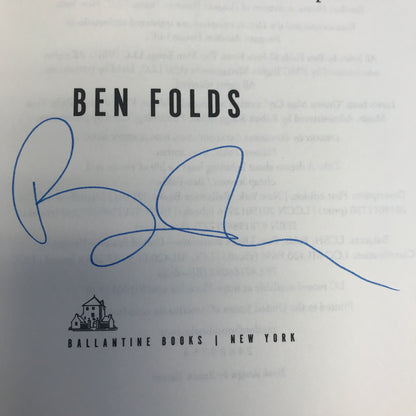 A Dream About Lightning Bugs - Ben Folds - Signed - 2019