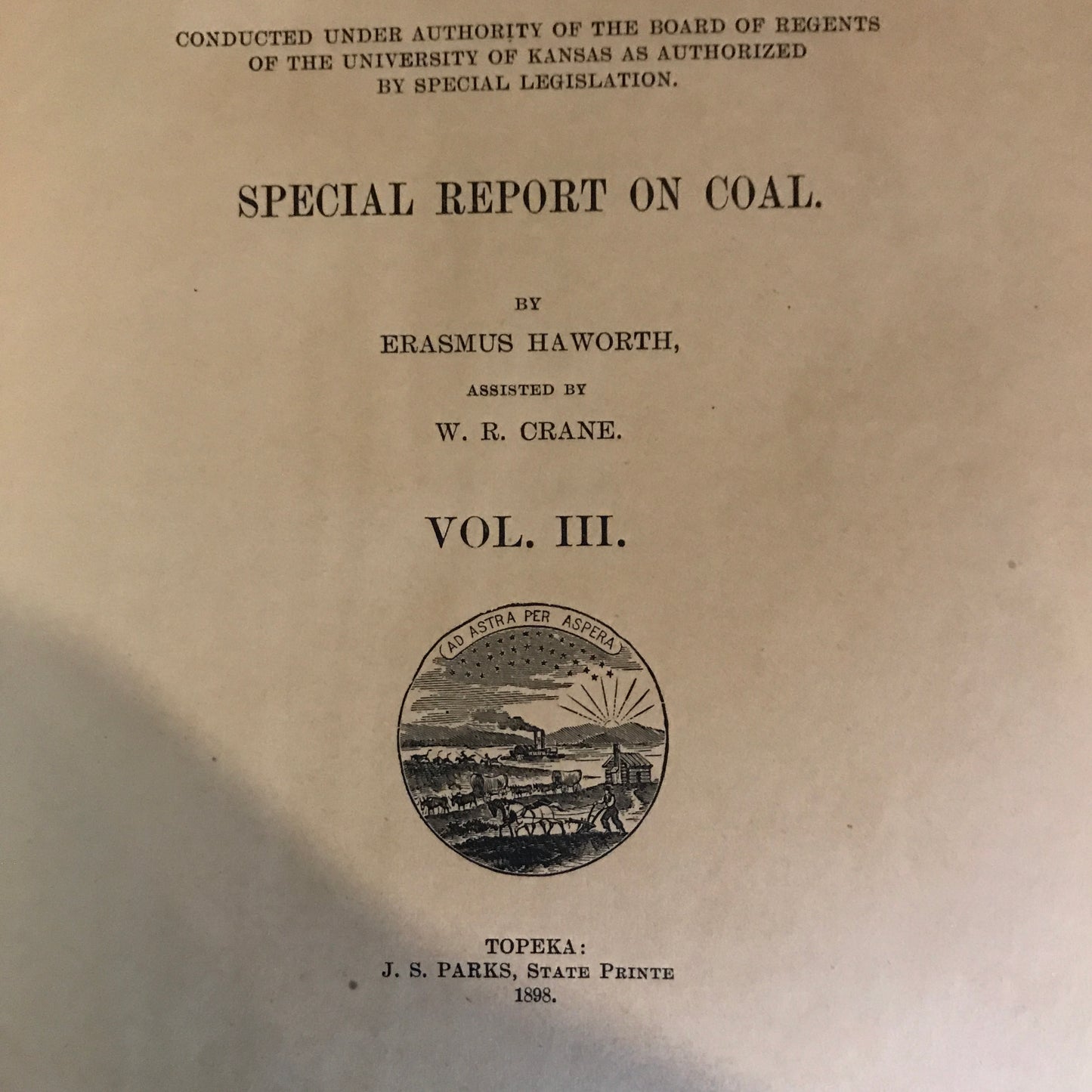 Geological Study of Kansas - Erasmus Haworth - 1898