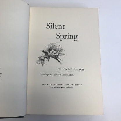 Silent Spring - Rachel Carson - 2nd Print - 1962