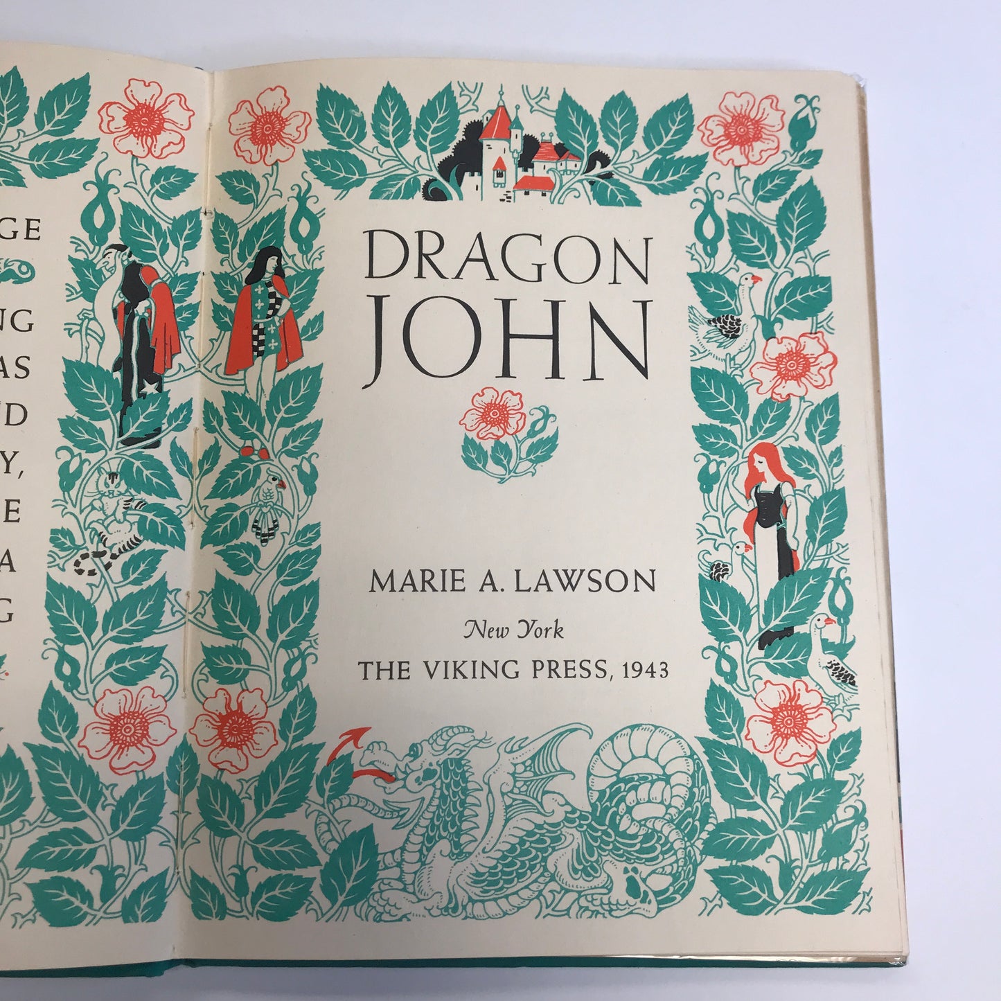 Dragon John - Marie A. Lawson - 1st Edition - 1943