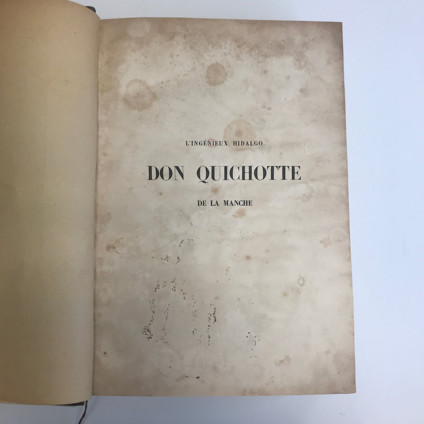 Don Quichotte (Quixote) - Cervantes - 1845