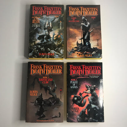 Frank Frazetta's Death Dealer 1-4 - Books 1, 3 and 4 are First Printing - James Silke - 1980's