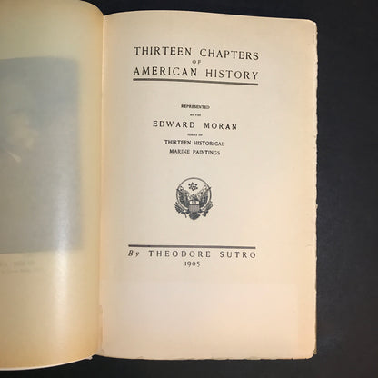 Thirteen Historical Marine Paintings - Theodore Sutro - 1905