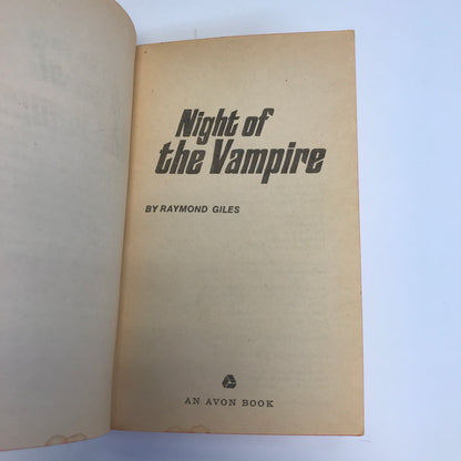 Night of the Vampire - Raymond Giles - 1969