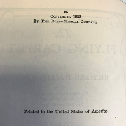 The Flying Carpet - Richard Halliburton - 1932