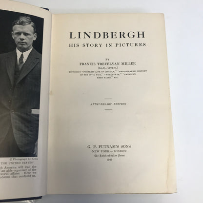 Lindbergh: His Story In Pictures - Francis Trevelyan Miller - 1929