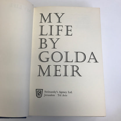 My Life - Golda Meir - 1975