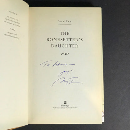 The Bonesetter's Daughter - Amy Tan - Signed - 1st UK Edition - 2001