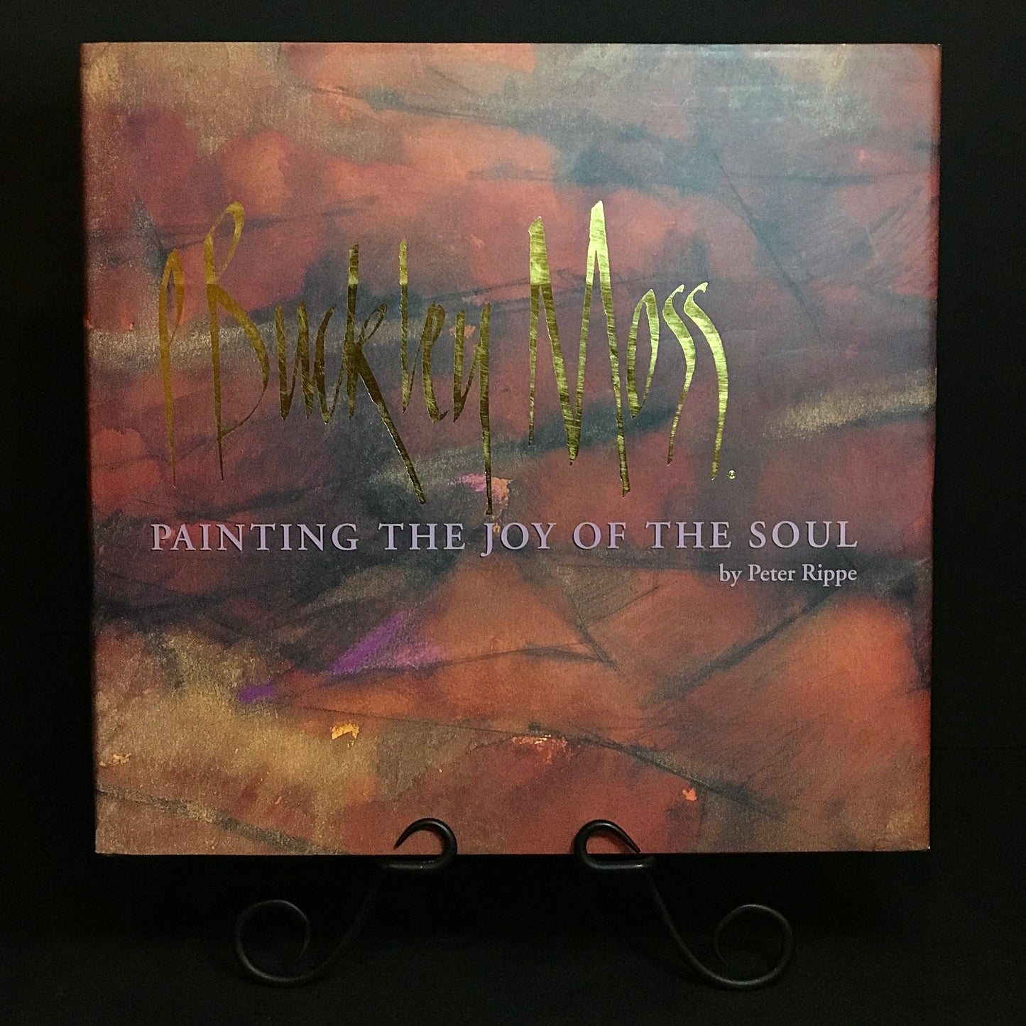 P. Buckley Moss Painting the Joy of the Soul - Peter Rippe - Signed by Author - First Edition - Lithograph Kid in Front - 1997