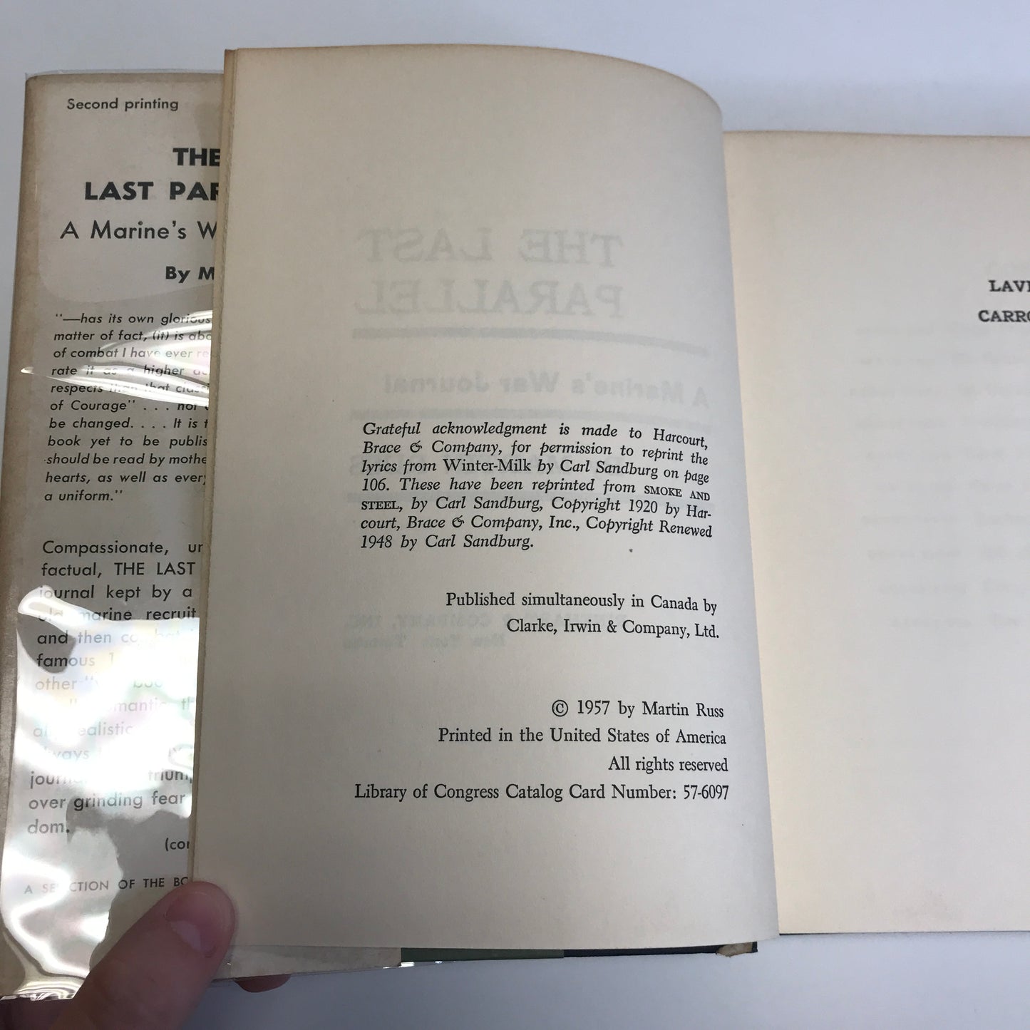 The Last Parallel - Martin Russ - 2nd Print - 1957