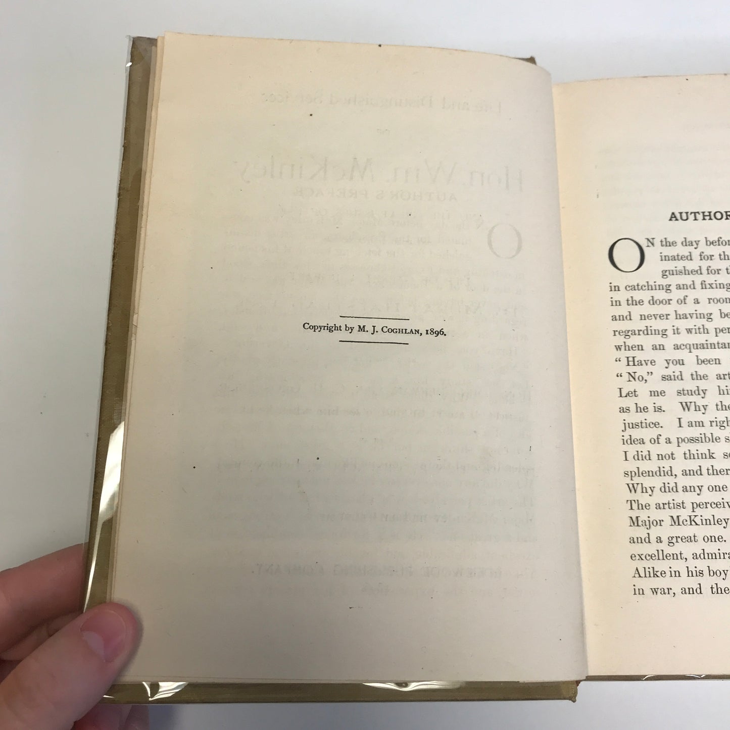 Life and Distinguished Services of Hon. Wm. McKinley - Murat Halstead - 1896