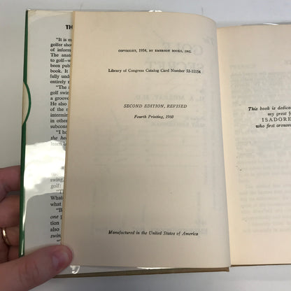 The Golf Secret - H. A. Murray - 4th Printing - 1960