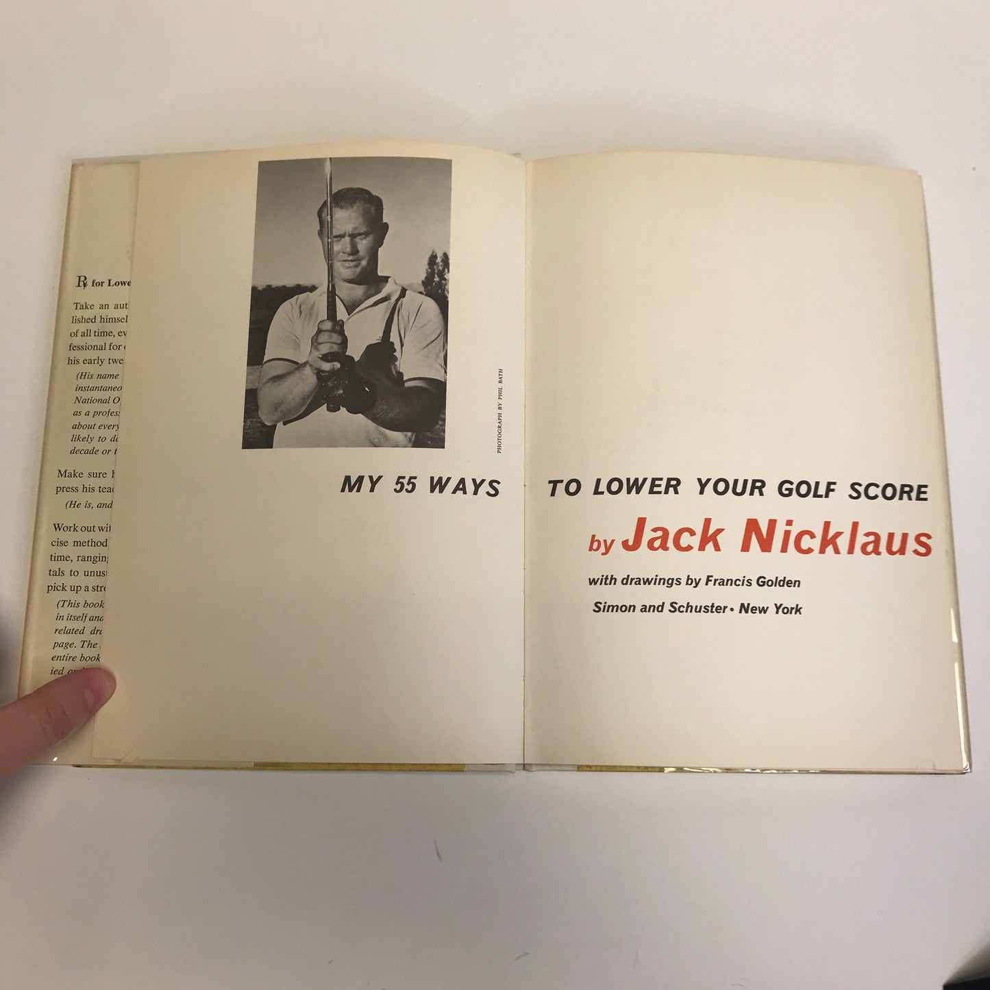 Jack Nicklaus: My 55 Ways to Lower Your Golf Score - Jack Nicklaus - 1st Edition - 1st Print - 1964