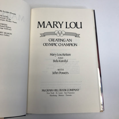 Mary Lou - Mary Lou Retton and Bela Karolyi - Signed -1986