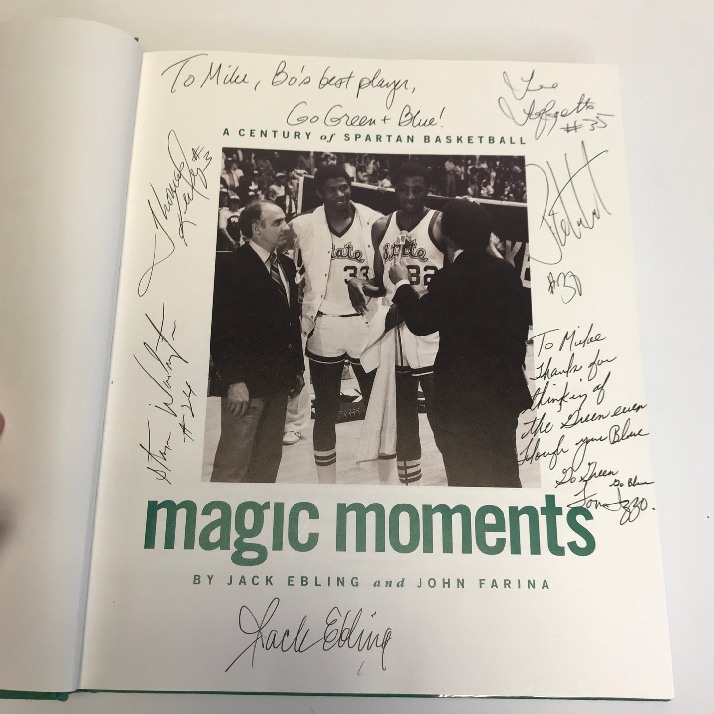 Magic Moments - Jack Ebling and John Farina - Inscribed by Author and Several Players - 1998