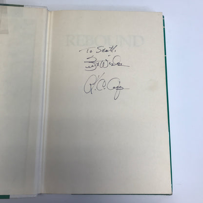 Rebound - K. C. Jones - Inscribed - 1986