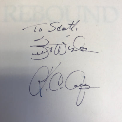 Rebound - K. C. Jones - Inscribed - 1986