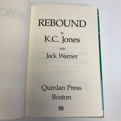 Rebound - K. C. Jones - Inscribed - 1986