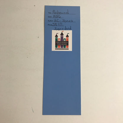 Rebound - K. C. Jones - Inscribed - 1986