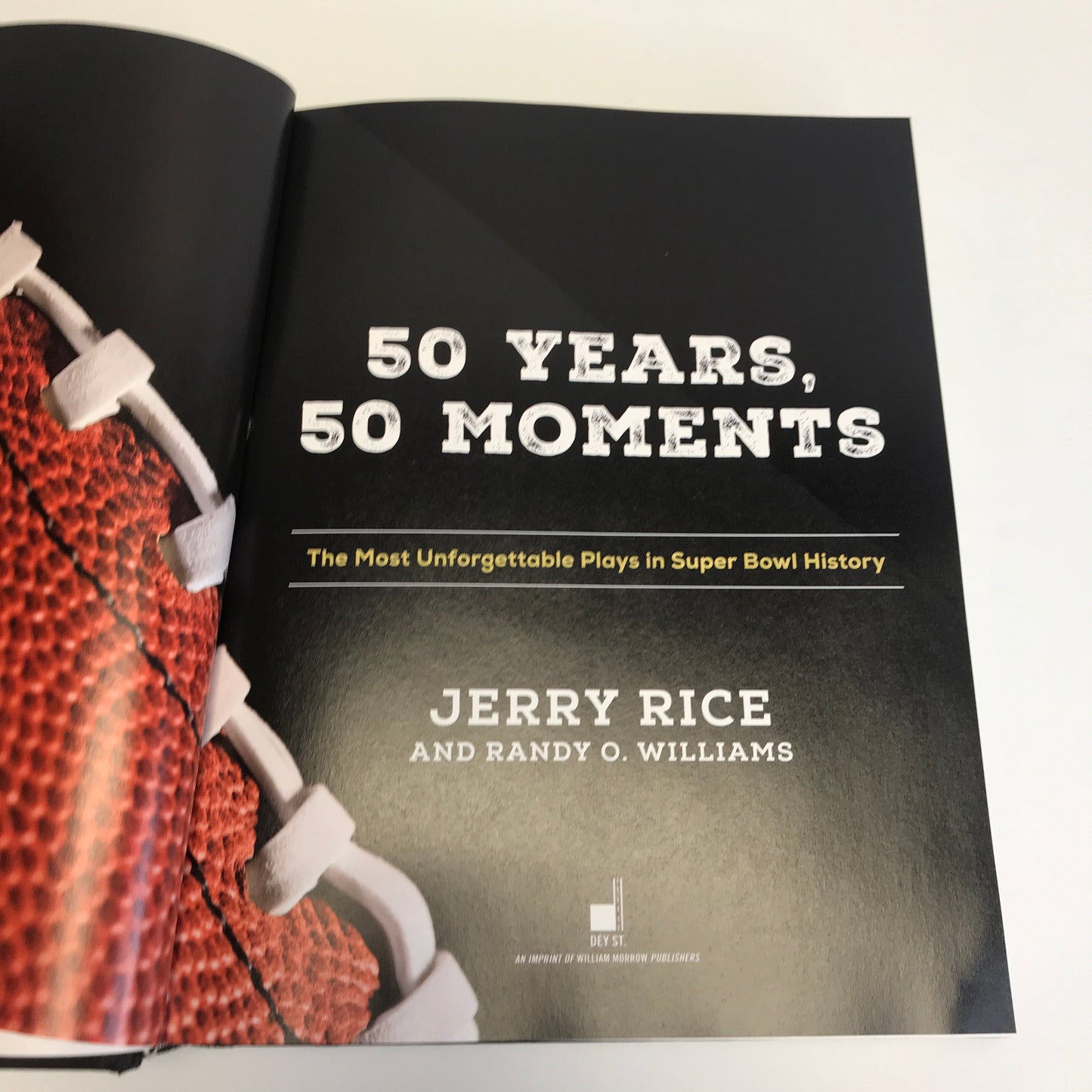 50 Years, 50 Moments - Jerry Rice - Signed - 2015