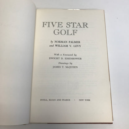 Five Star Golf - Norman Palmer and William V. Levy - 1st Edition - 1964