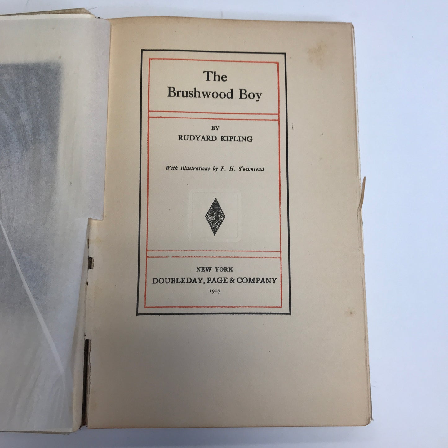 The Brushwood Boy - Rudyard Kipling - Illustrated by F. H. Townsend - 1907