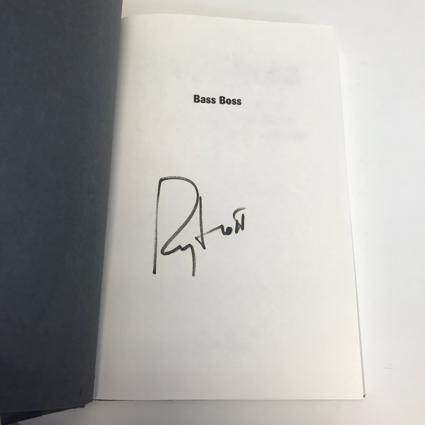 Bass Boss - Robert Boyle - Signed by Ray Scott - 1999