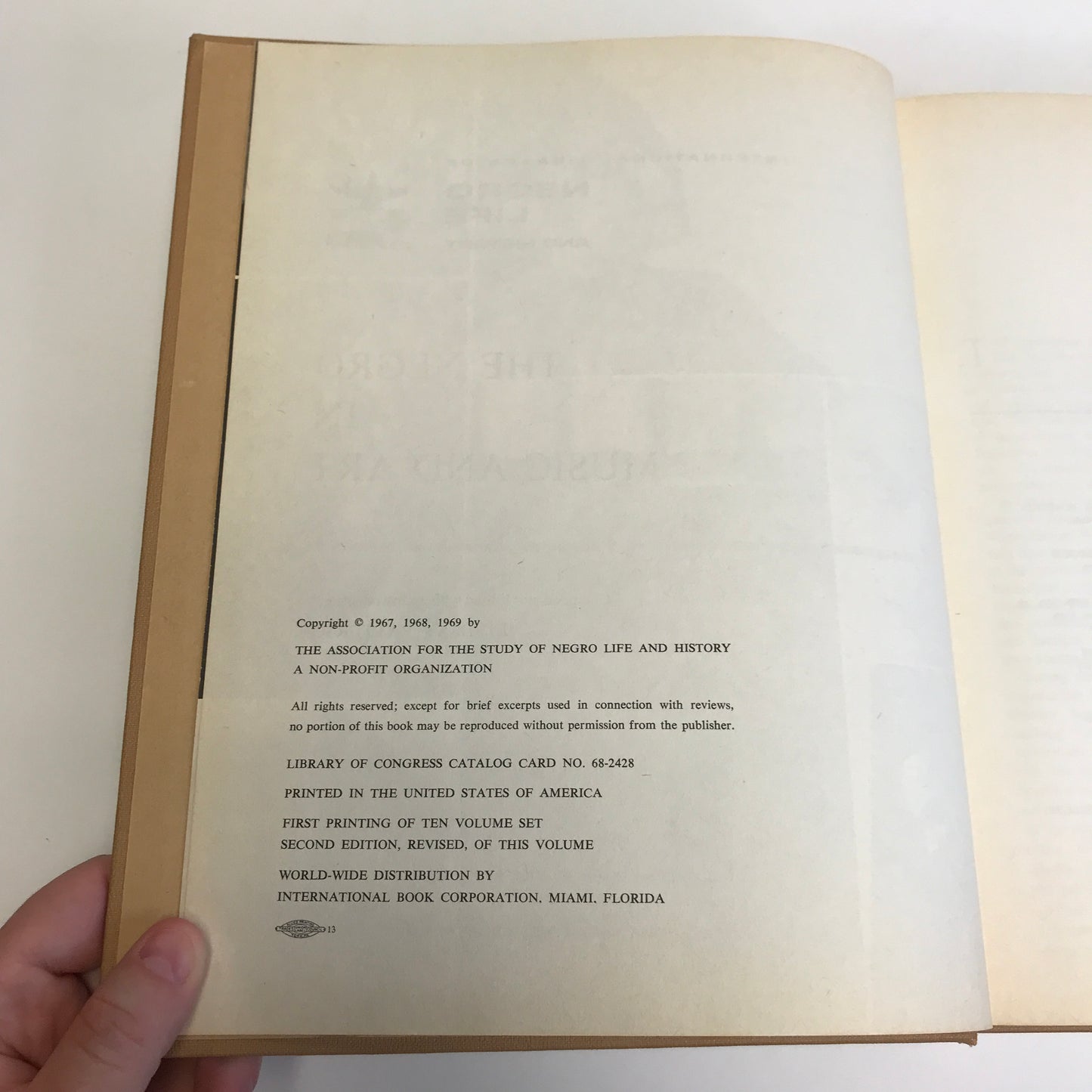 The Negro in Music and Art - Lindsey Patterson - 1969