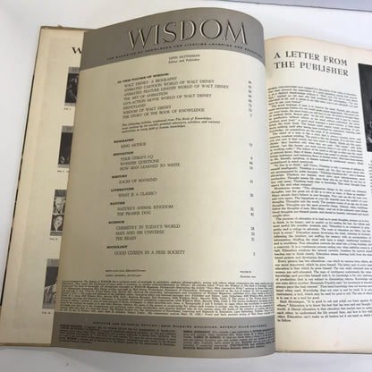 Wisdom: Wisdom of the Book of Knowledge - Walt Disney - 1959