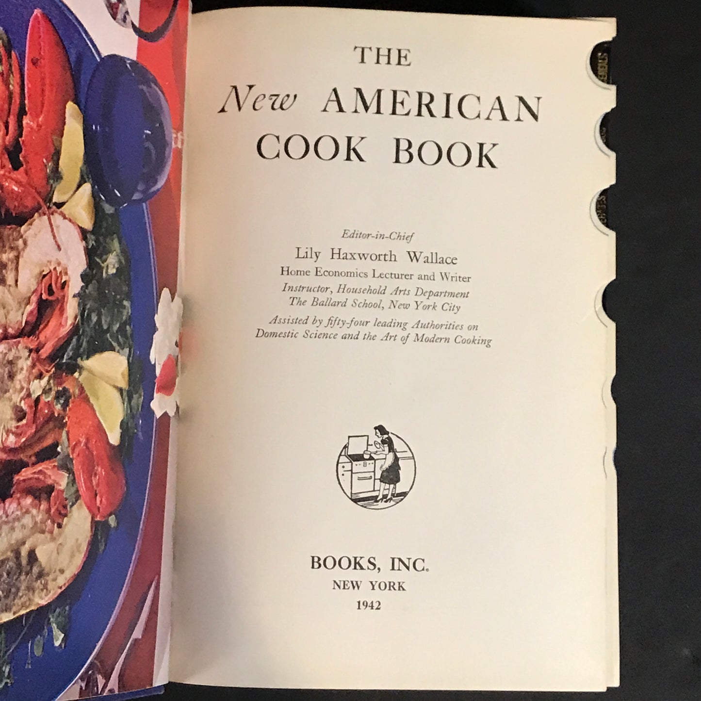 The New American Cook Book - Lily Haxworth Wallace - Early Print - 1942