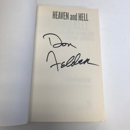 Heaven and Hell - Don Felder - Signed - 2008