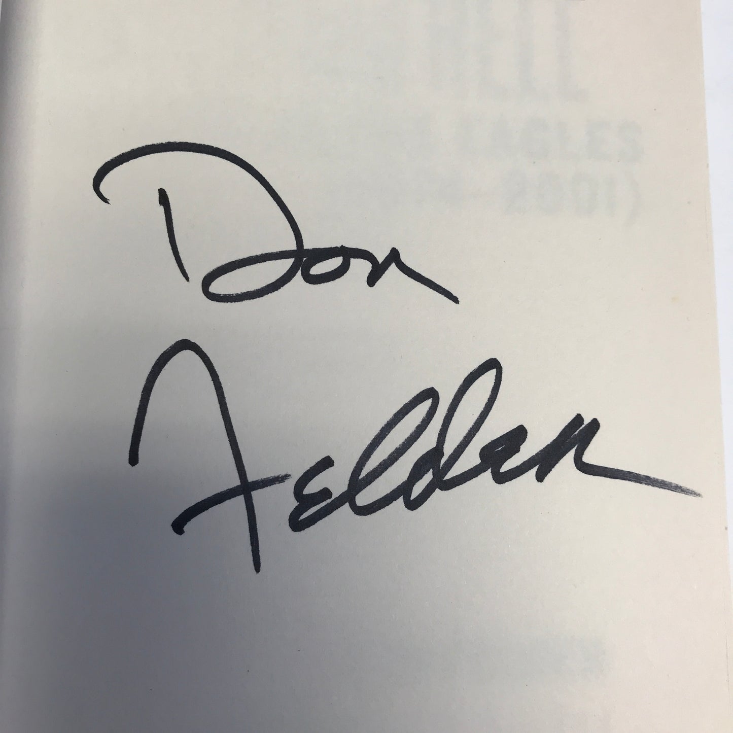 Heaven and Hell - Don Felder - Signed - 2008