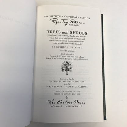 Trees and Shrubs - George Petrides - Easton Press - Roger Tory Peterson Field Guides - 1986