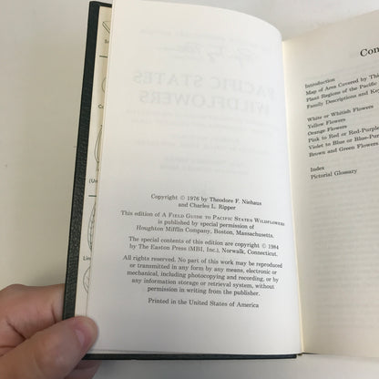 Pacific State Wildflowers - Theodore F. Niehaus - Roger Terry Peterson Field Guides - Easton Press - 1984