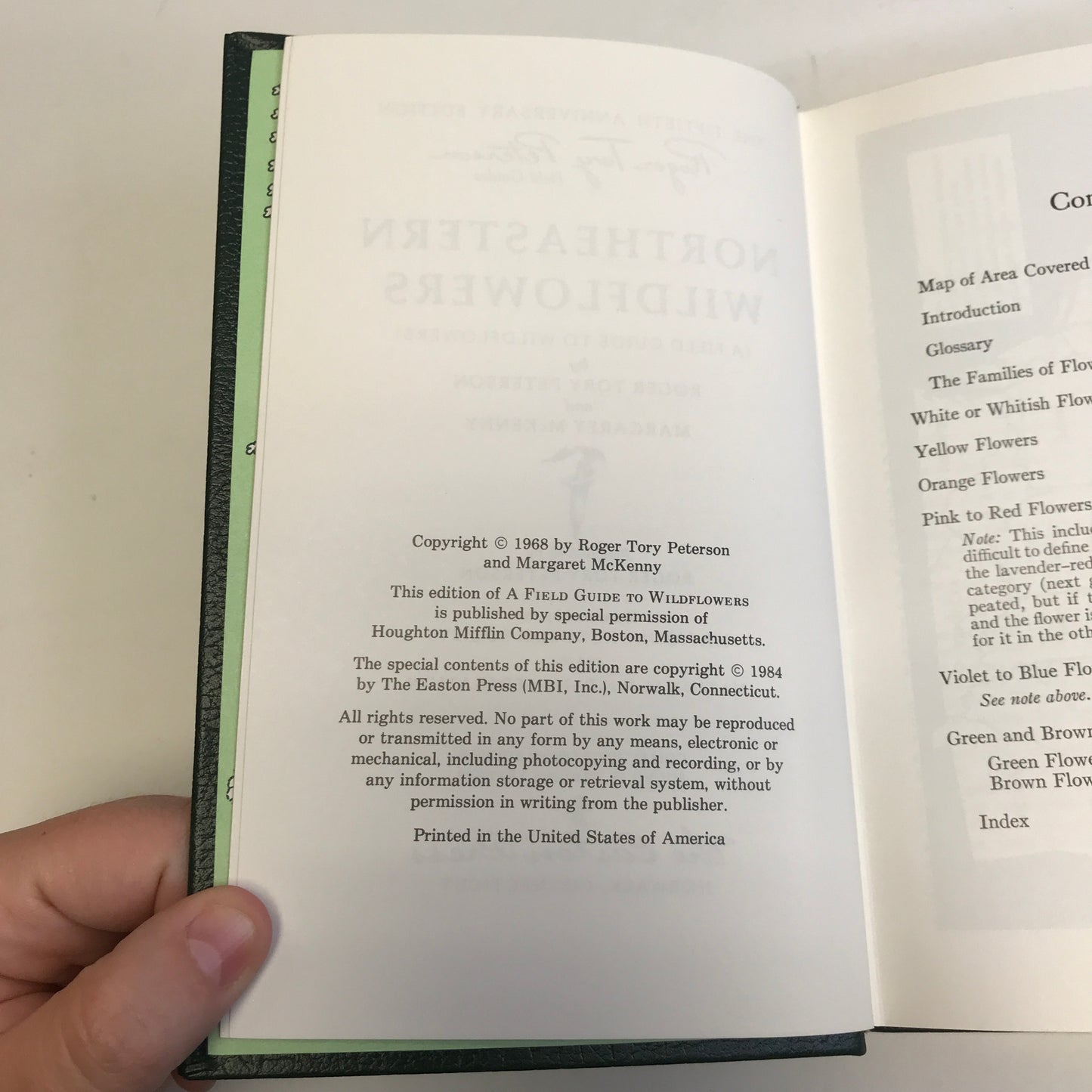 Northwestern Wildflowers - Roger Tory Peterson and Margaret McKenney - Roger Terry Peterson Field Guides - Easton Press - 1968