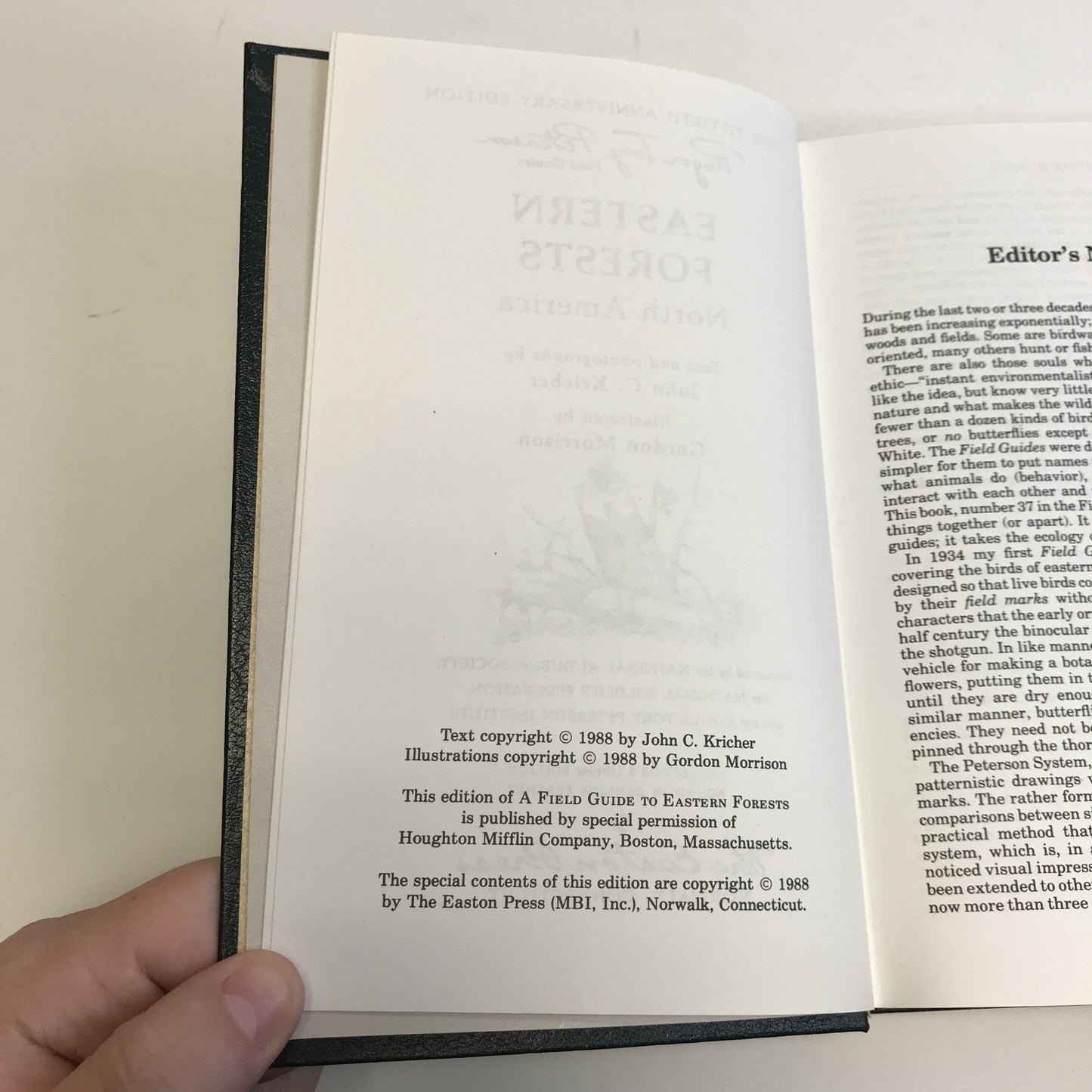 Eastern Forests - John C. Kricher - Roger Terry Peterson Field Guides - Easton Press - 1988