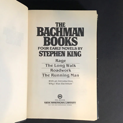 The Bachman Books - Stephen King - 1st Edition - 1985