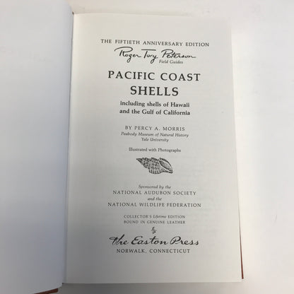 Pacific Shells - Percy A. Morris - Roger Terry Peterson Field Guides - Easton Press - 1986