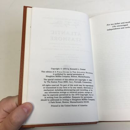Atlantic Seashore - Kenneth L. Gosher - Roger Terry Peterson Field Guides - Easton Press - 1985