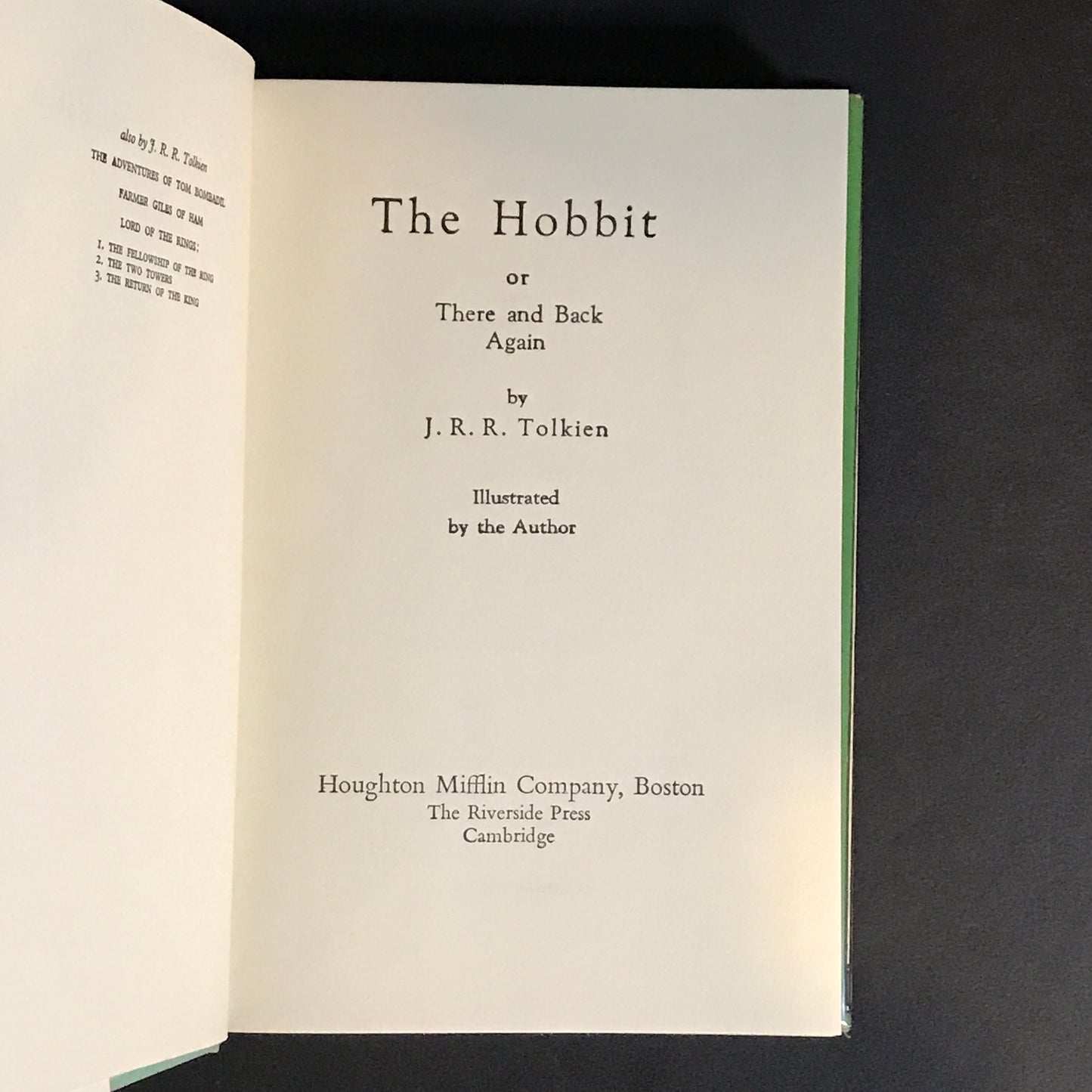 The Hobbit - J. R. R. Tolkien - 18th Print - 1966