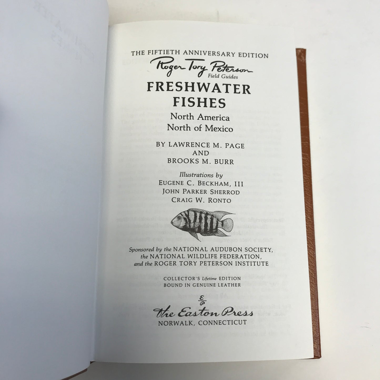 Freshwater Fishes - Lawrence M. Page and Brooks M. Burr - Roger Terry Peterson Field Guides - Easton Press - 1991