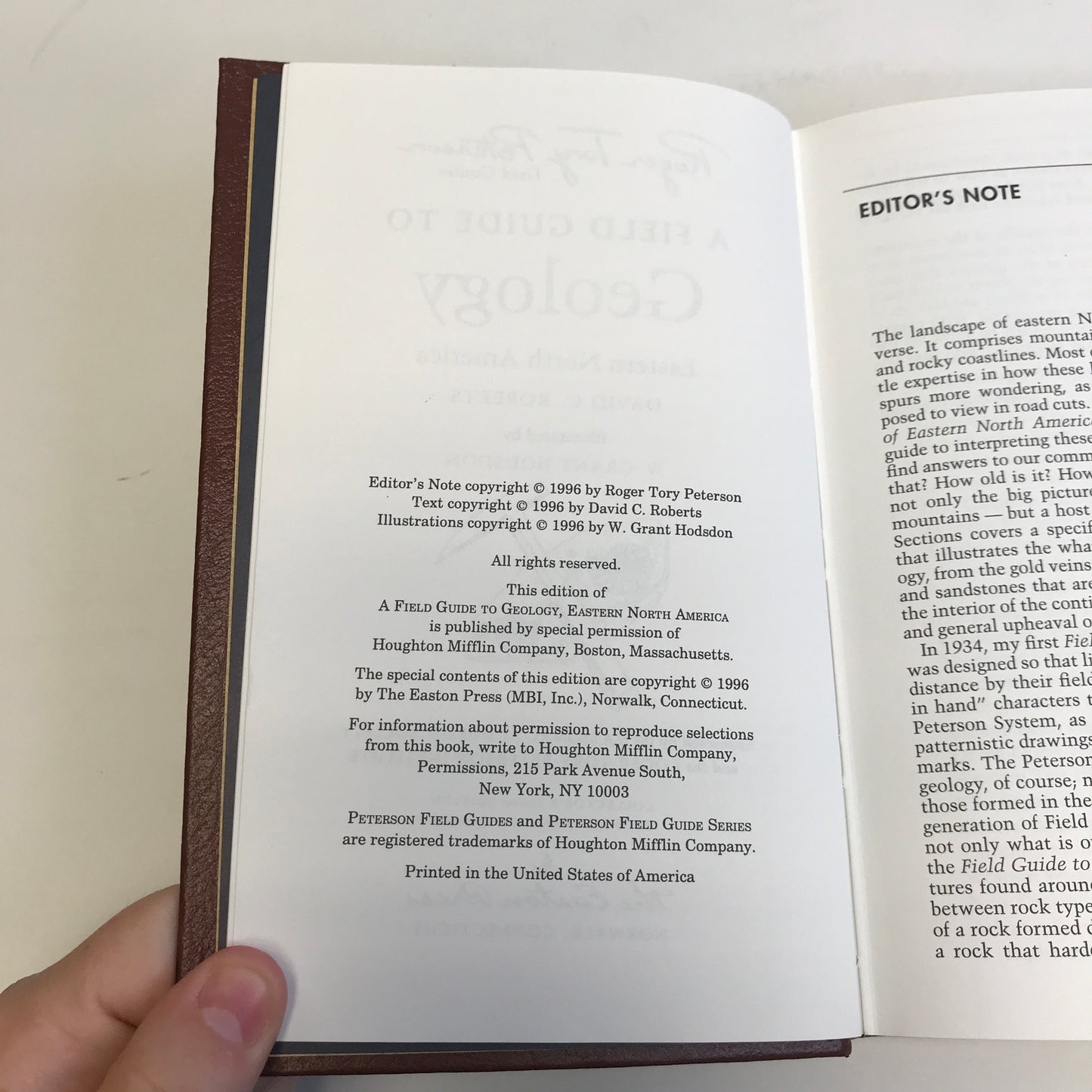 Geology - David C. Roberts - Roger Terry Peterson Field Guides - Easton Press - 1996