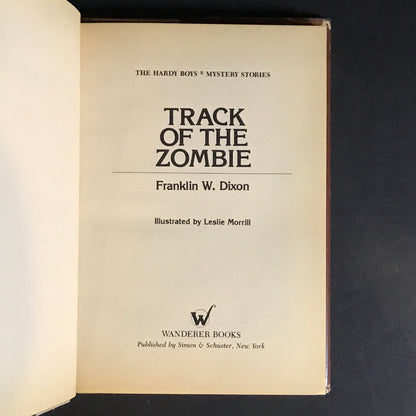 Track of the Zombie - Franklin W. Dixon - 1st Edition - 1982