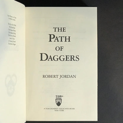 The Path of Daggers - Robert Jordan - 1st Edition - 1998