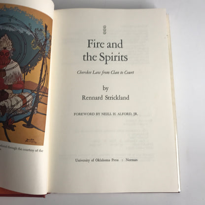 Fire and the Spirits - Rennard Strickland - Signed - 1975