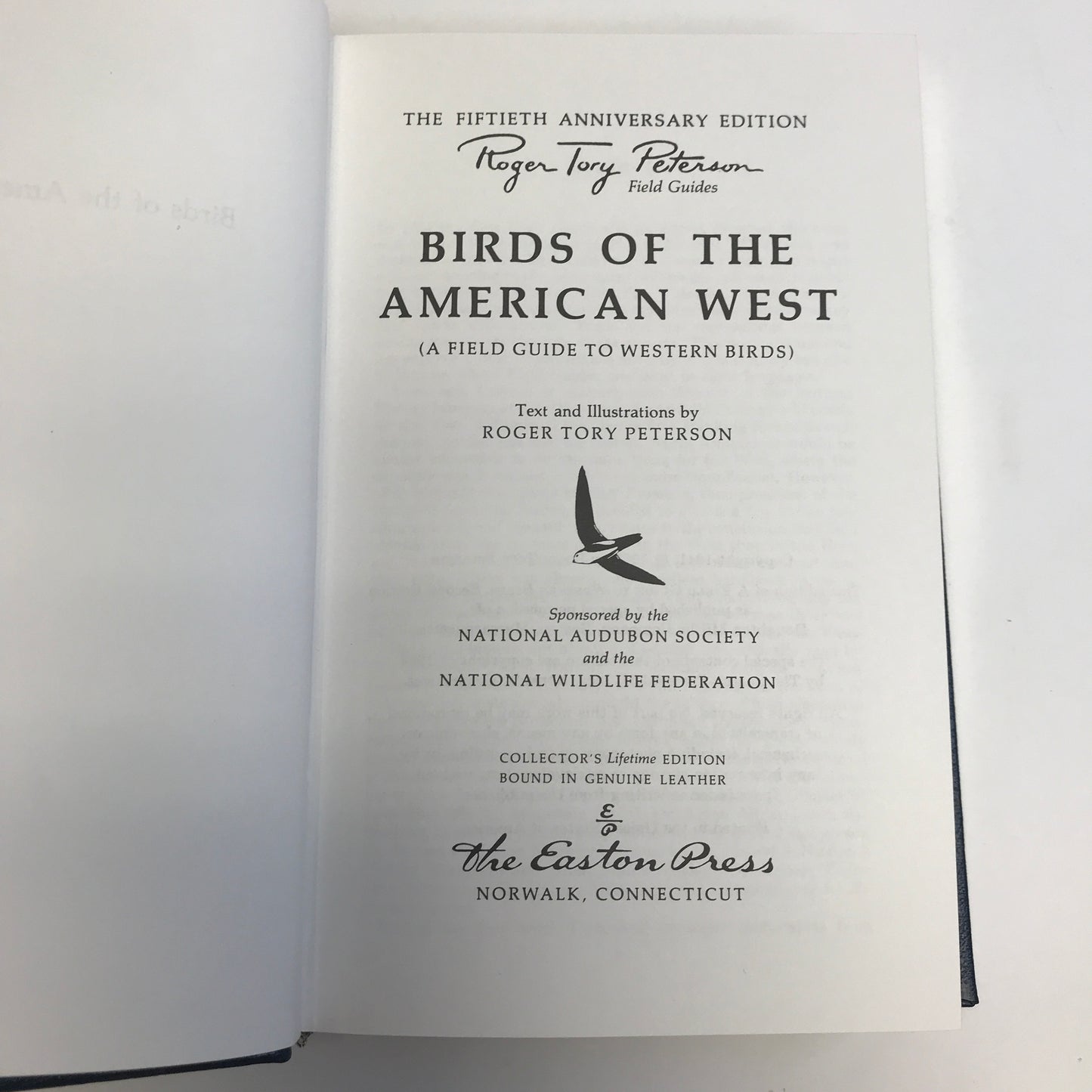 Birds of the American West - Roger Tory Peterson - Roger Tory Peterson Field Guides - Easton Press - 1984