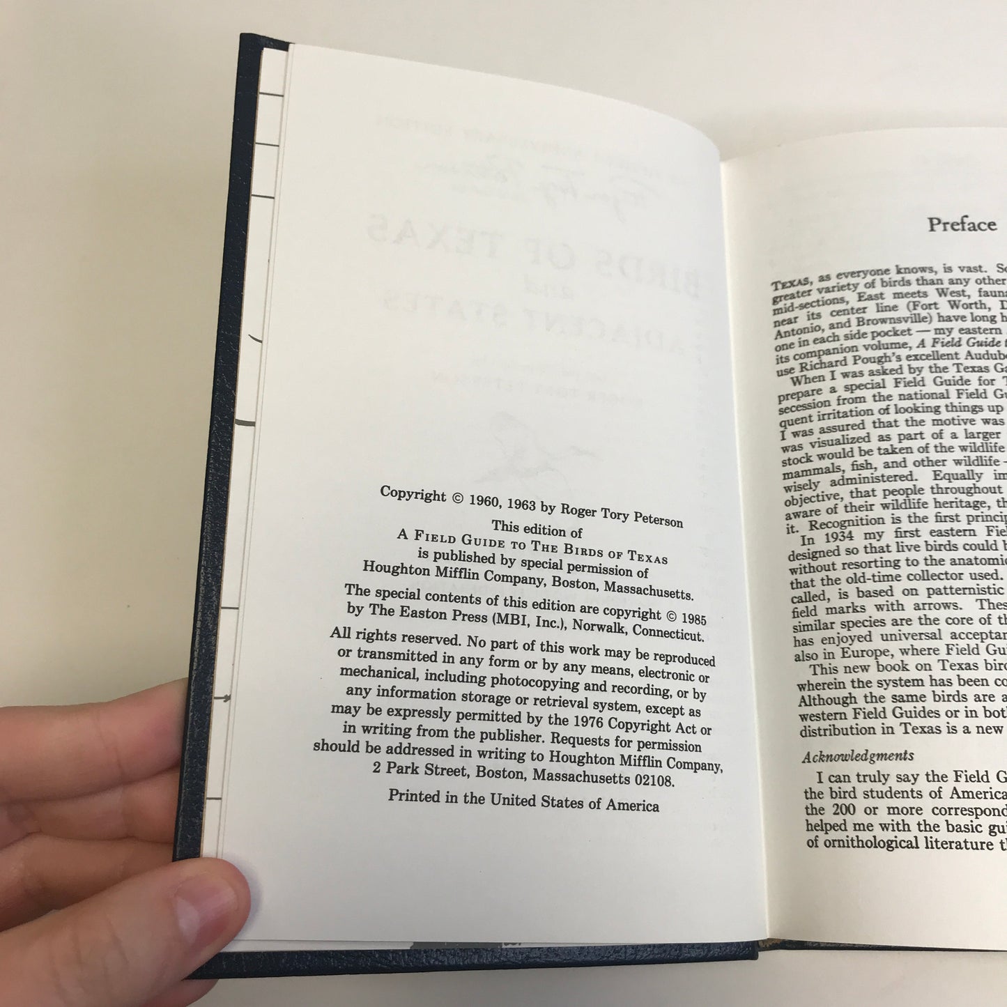 Birds of Texas - Roger Tory Peterson - Roger Tory Peterson Field Guides - Easton Press - 1985